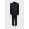 Navy blue suit with trousers