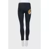 Jeans with back patch