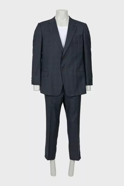 Men's wool suit with tag