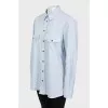 Light blue loose fit shirt