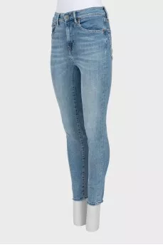 Light blue skinny jeans