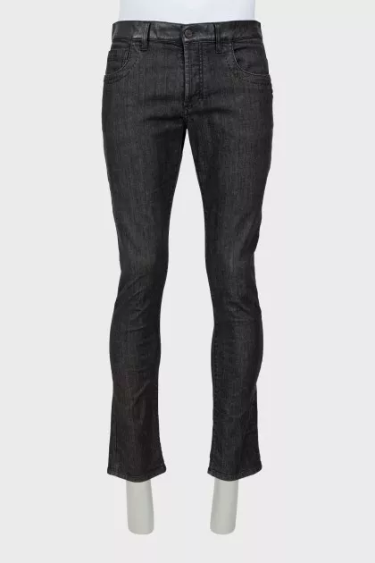 Men's black jeans