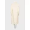Wool midi dress with pattern