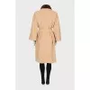 Beige short pile coat