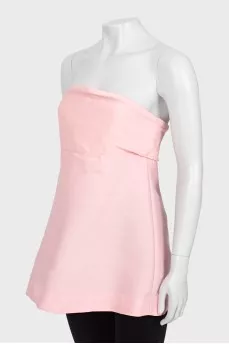 Pink wool top
