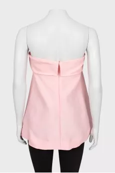 Pink wool top