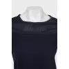 Dark blue tie dress