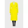 Wool yellow coat