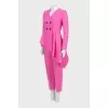 Pink classic suit