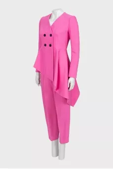 Pink classic suit