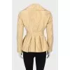 Golden jacket on the belt