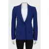 Blue fitted jacket