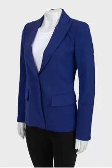 Blue fitted jacket