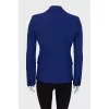 Blue fitted jacket