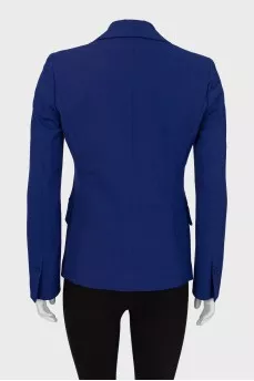 Blue fitted jacket