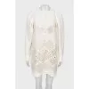 A-line dress with pattern