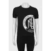 T-shirt with brand logo and tag