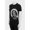 T-shirt with brand logo and tag