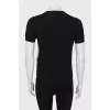 T-shirt with brand logo and tag