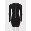 Slim fit dress with tag