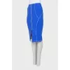 Blue pencil skirt with tag