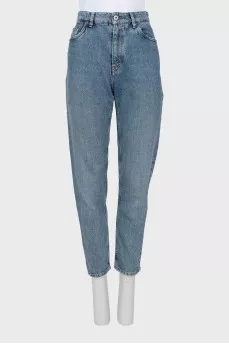 Blue high waist jeans
