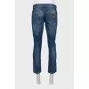 Men's jeans with distressed effect