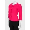 Pink fitted jacket
