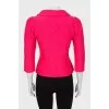 Pink fitted jacket