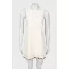 A-line dress with printed hem