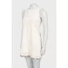A-line dress with printed hem