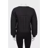 Quilted cotton jacket with tag