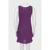 Vintage dress with ruffle