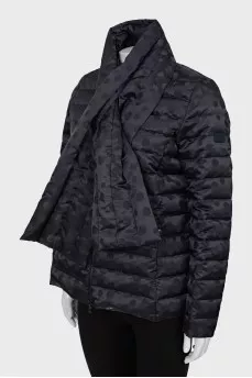 Polka Dot Quilted Jacket with Tag