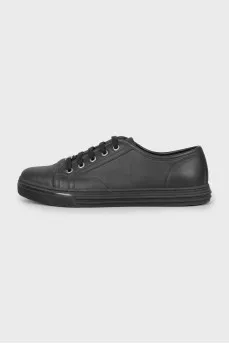 Men's black sneakers