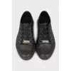 Men's black sneakers