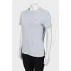 Gray straight fit T-shirt