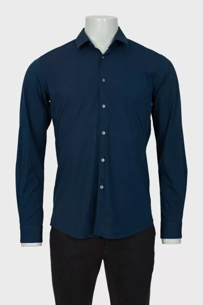 Men's dark blue shirt