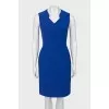 Blue fitted dress
