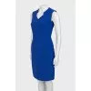 Blue fitted dress
