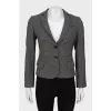 Printed fitted jacket