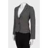 Printed fitted jacket
