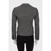 Printed fitted jacket