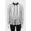 Woven collared blouse