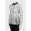 Woven collared blouse