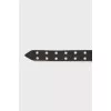 Perforated leather belt