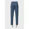 Men's blue classic trousers