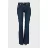 Dark blue flared jeans