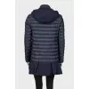 Navy blue jacket with frill
