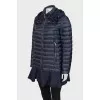 Navy blue jacket with frill